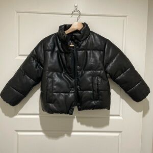 Zara Kids Black Puffer Jacket